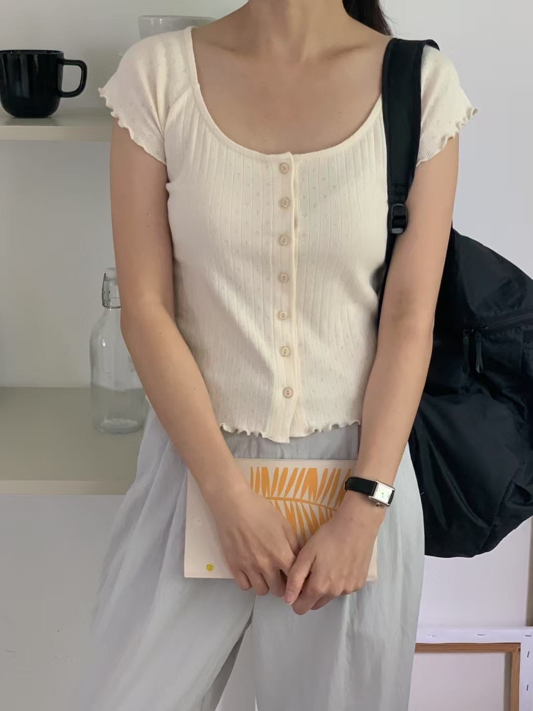 BILLOW東大門㊣代購女裝新款時尚推薦休閑25春夏熱賣針織衫BILLOW針織衫圖色3