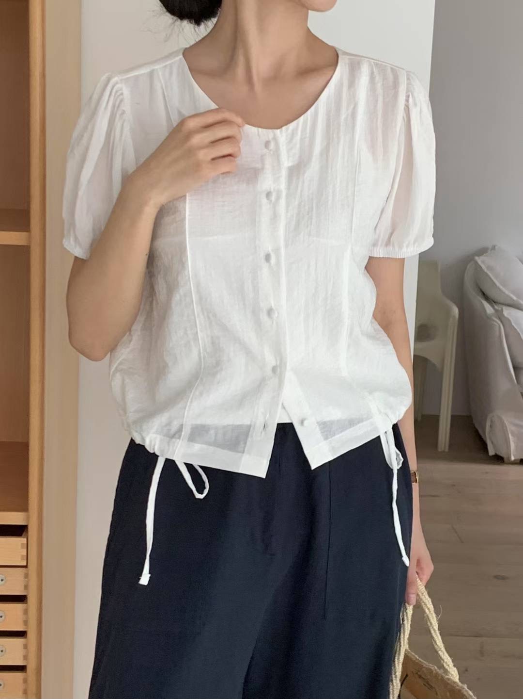 BILLOW東大門㊣直郵女士新款推薦真品時尚熱賣人氣襯衫蕾絲衫BILLOW襯衫/蕾絲衫圖色2