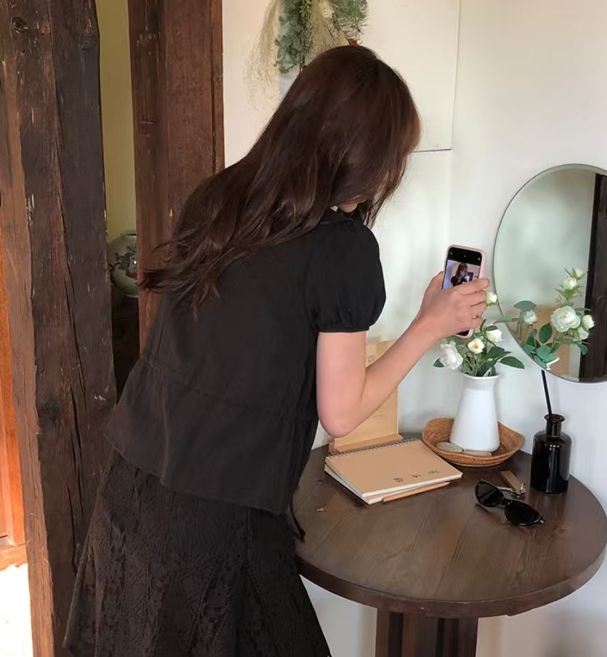BILLOW韓國代購㊣女裝新款職業25春夏人氣熱賣時尚襯衫蕾絲衫BILLOW襯衫/蕾絲衫