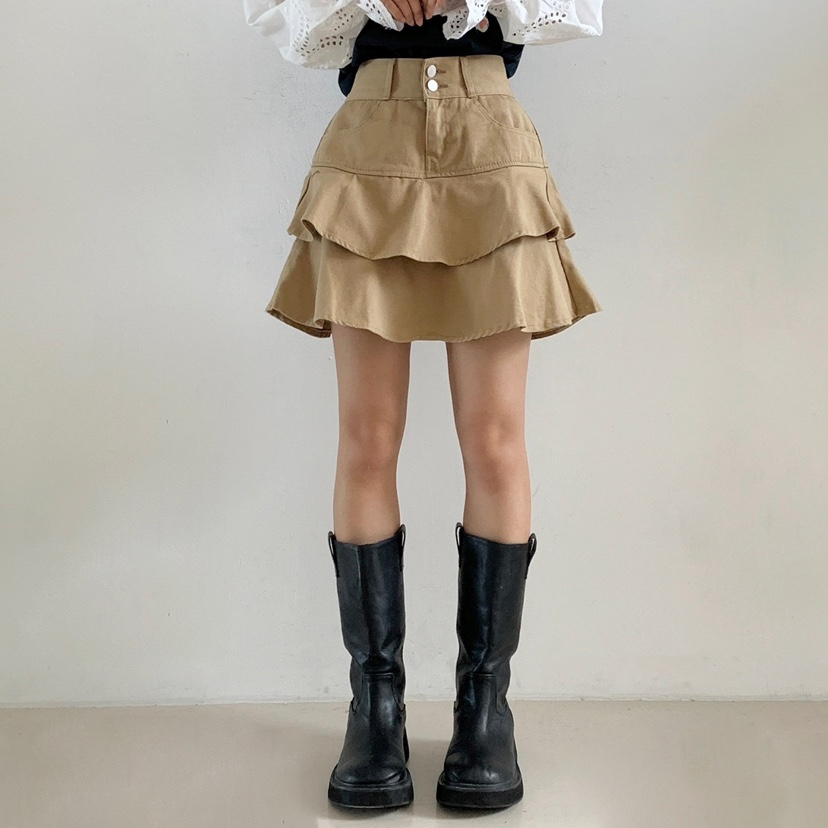 LOVABLE韓國代購㊣女士新品25春夏熱賣時尚推薦休閑真品裙褲LOVABLE裙褲