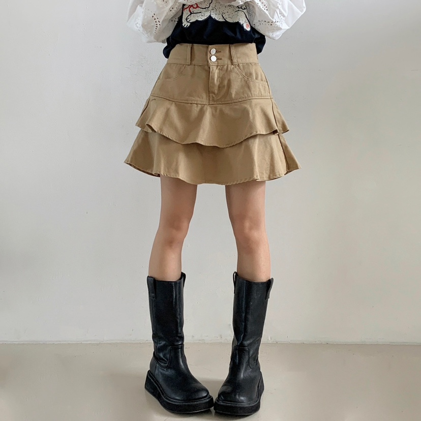 LOVABLE韓國代購㊣女士新品25春夏熱賣時尚推薦休閑真品裙褲LOVABLE裙褲
