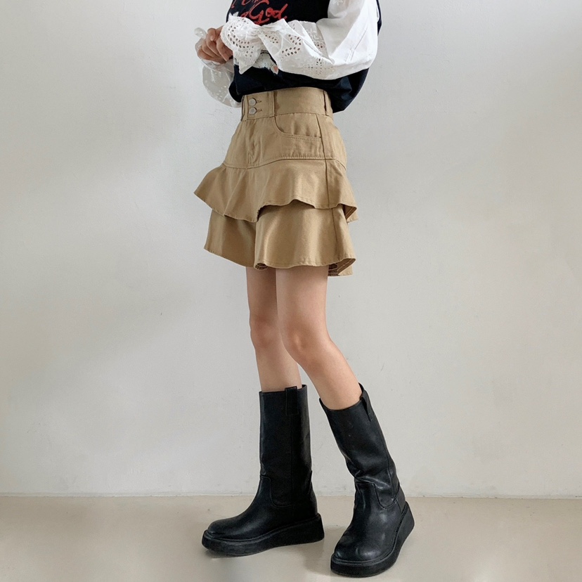 LOVABLE韓國代購㊣女士新品25春夏熱賣時尚推薦休閑真品裙褲LOVABLE裙褲