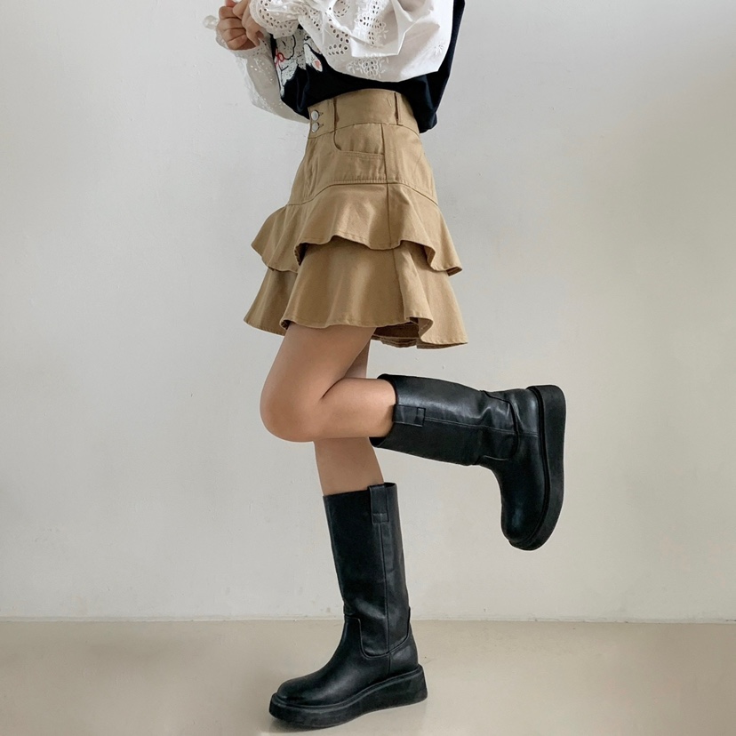 LOVABLE韓國代購㊣女士新品25春夏熱賣時尚推薦休閑真品裙褲LOVABLE裙褲
