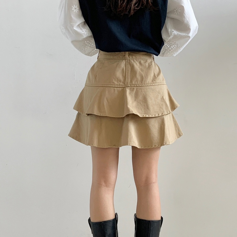 LOVABLE韓國代購㊣女士新品25春夏熱賣時尚推薦休閑真品裙褲LOVABLE裙褲