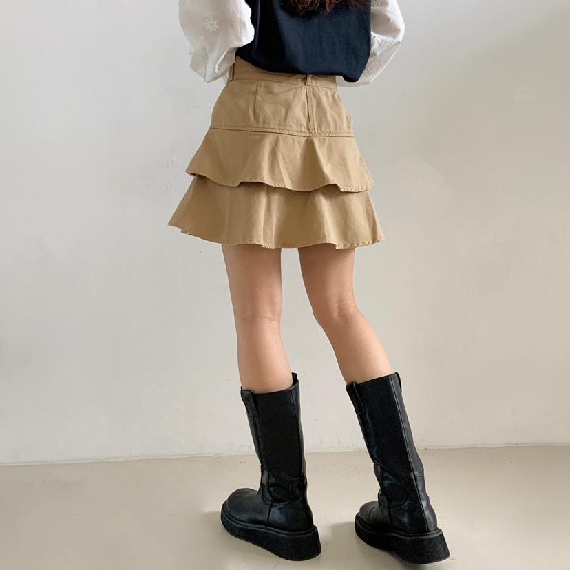 LOVABLE韓國代購㊣女士新品25春夏熱賣時尚推薦休閑真品裙褲LOVABLE裙褲