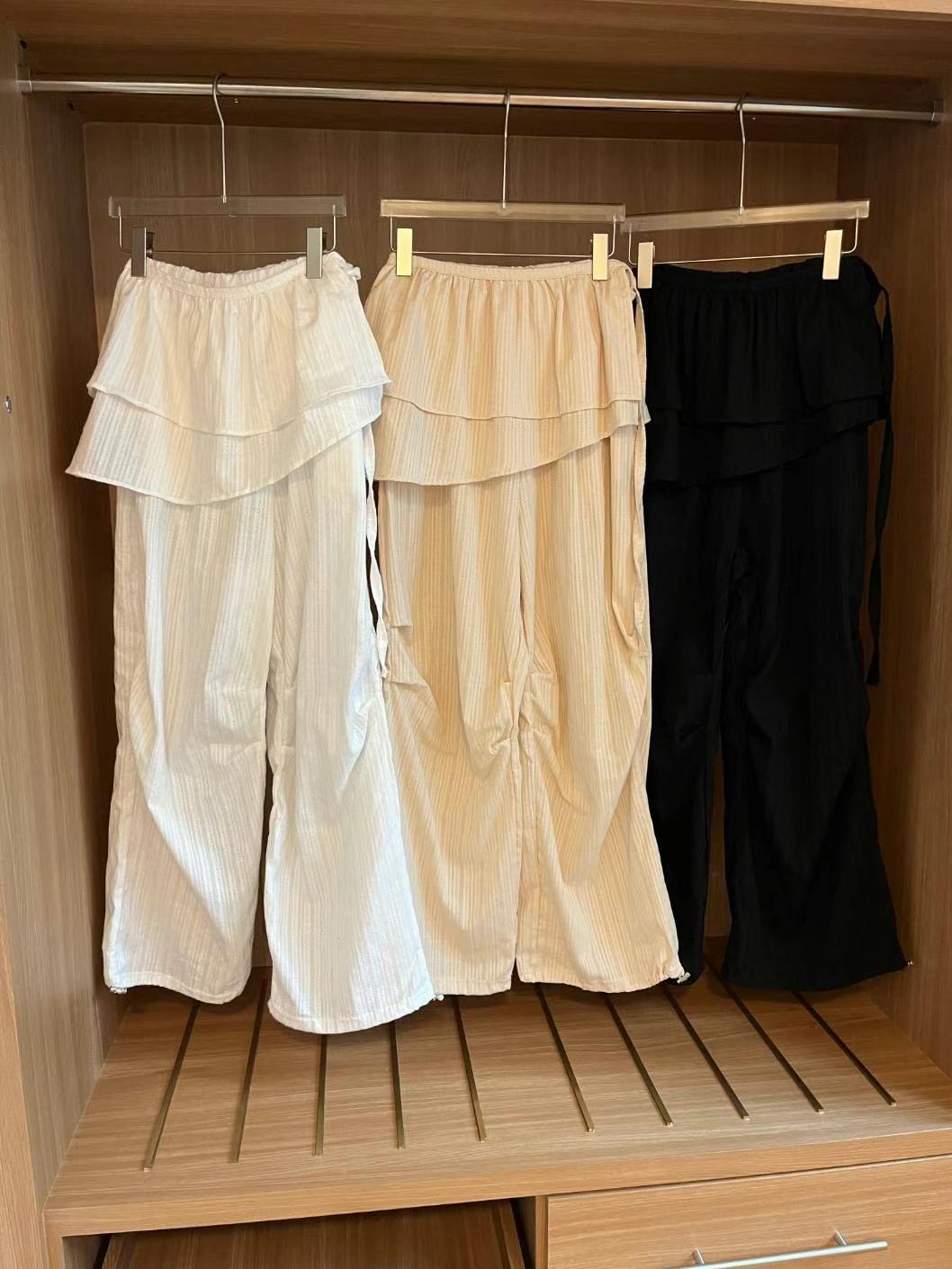 UNA-T東大門㊣實拍女裝新品25春夏推薦熱賣真品套裝套裝褶皺UNA-T套裝圖色3左三色