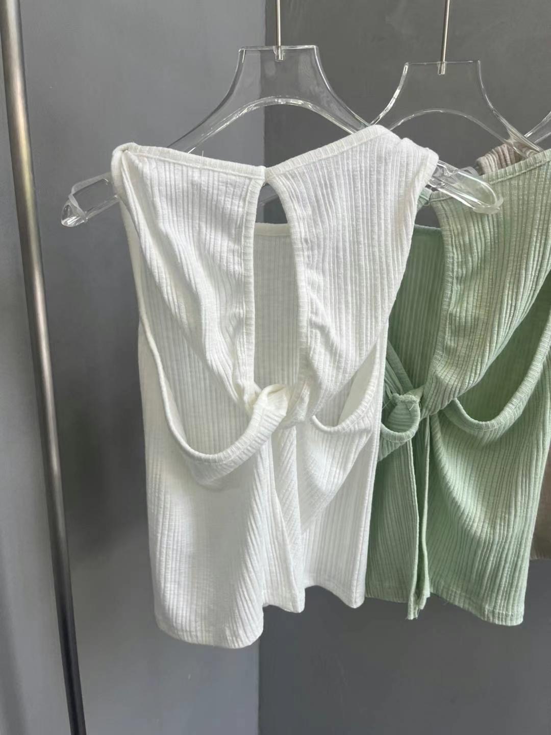 UNA-T韓國代購㊣女裝新品25春夏推薦休閑熱賣人氣吊帶背心UNA-T吊帶/背心