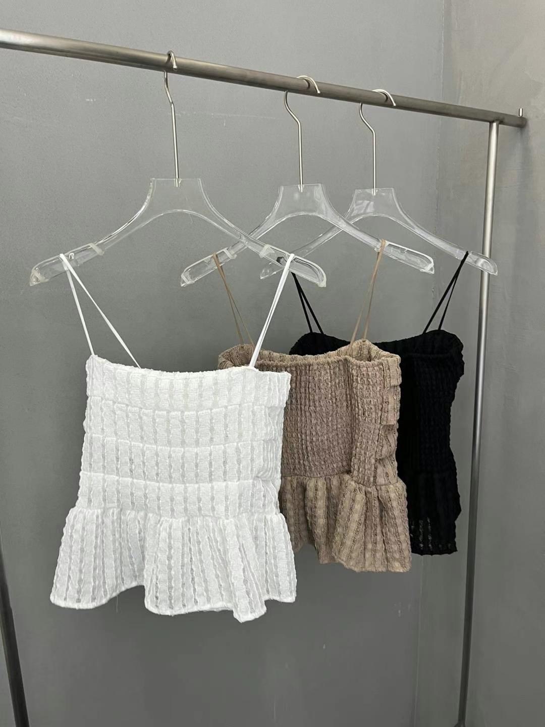 UNA-T東大門㊣直郵女士新品職業人氣真品推薦休閑吊帶背心UNA-T吊帶/背心圖色2左二色
