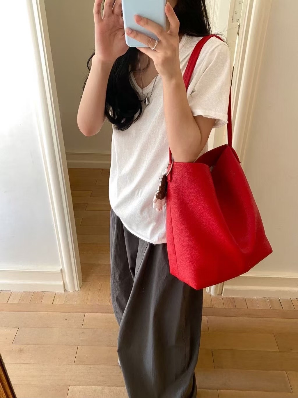 ORANGE-오렌지-OT東大門㊣代購女士新款推薦人氣單肩斜跨包ORANGE單肩/斜跨包圖色1