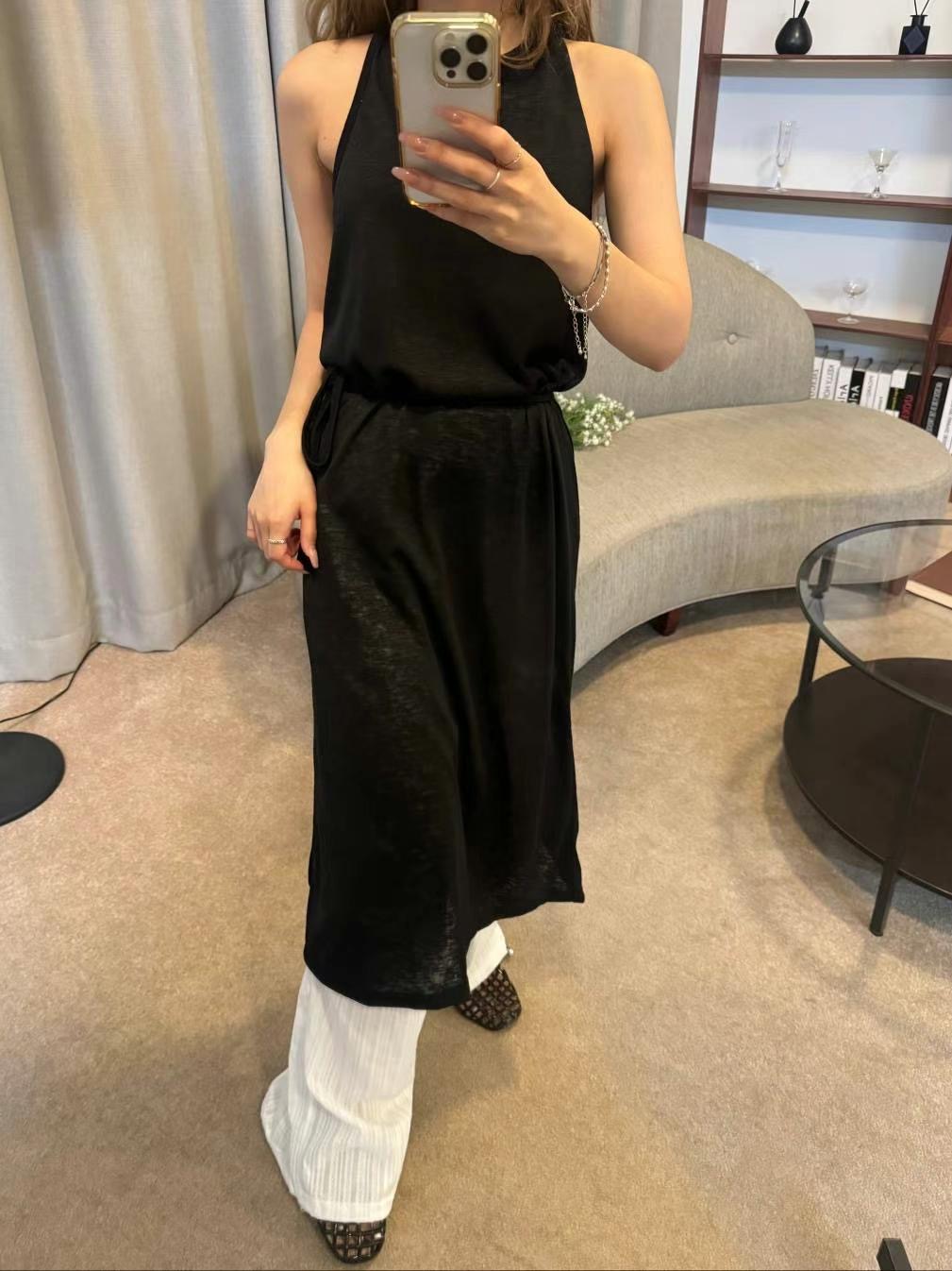 UNA-T東大門㊣代購女裝新品熱賣推薦25春夏連衣裙緊身長款UNA-T連衣裙圖色3