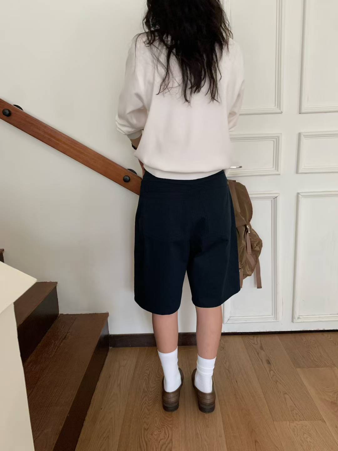 FEVER韓國直郵㊣女裝新款休閑職業推薦25春夏短褲不含腰帶棉質FEVER短褲