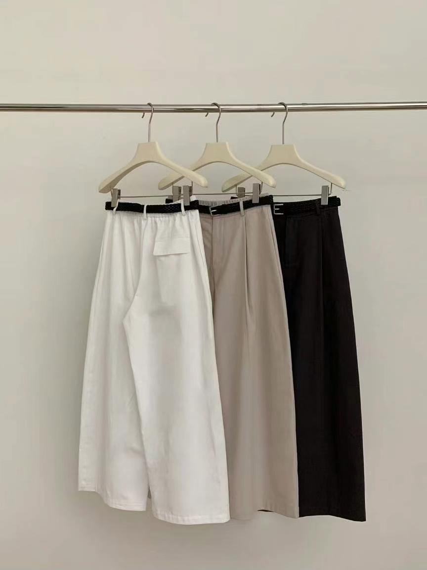 J-STORY韓國直郵㊣女裝新品25春夏休閑熱賣休閑褲不含腰帶J-STORY休閑褲