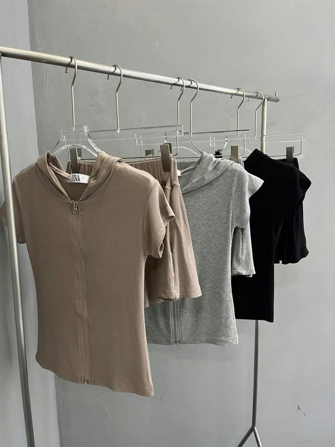 UNA-T東大門㊣代購女裝新品25春夏熱賣人氣真品套裝套裝兜帽UNA-T套裝