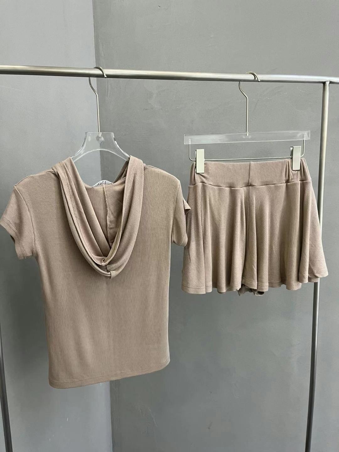 UNA-T東大門㊣代購女裝新品25春夏熱賣人氣真品套裝套裝兜帽UNA-T套裝