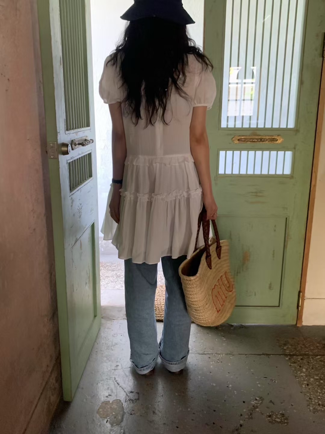 FEVER東大門㊣實拍女裝新款時尚職業人氣推薦25春夏連衣裙含腰包FEVER連衣裙