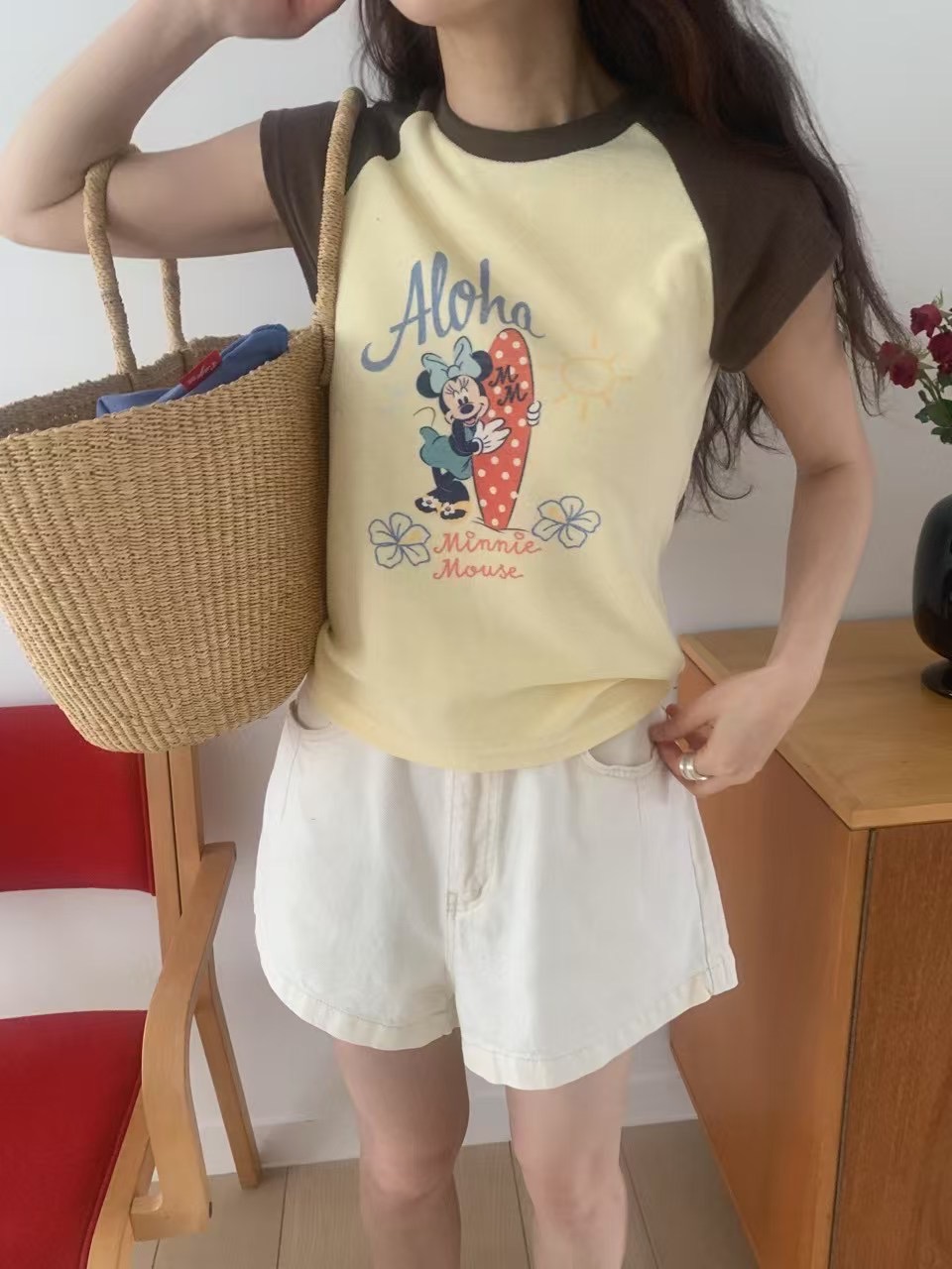 RAMIJ-라미제이-T東大門㊣代購女裝新款推薦人氣休閑真品T恤RAMIJ-라미제이-TT恤
