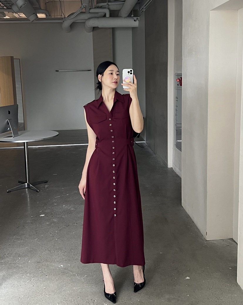 VERNI東大門㊣實拍女士新品休閑25秋夏真品熱賣推薦時尚連衣裙VERNI連衣裙