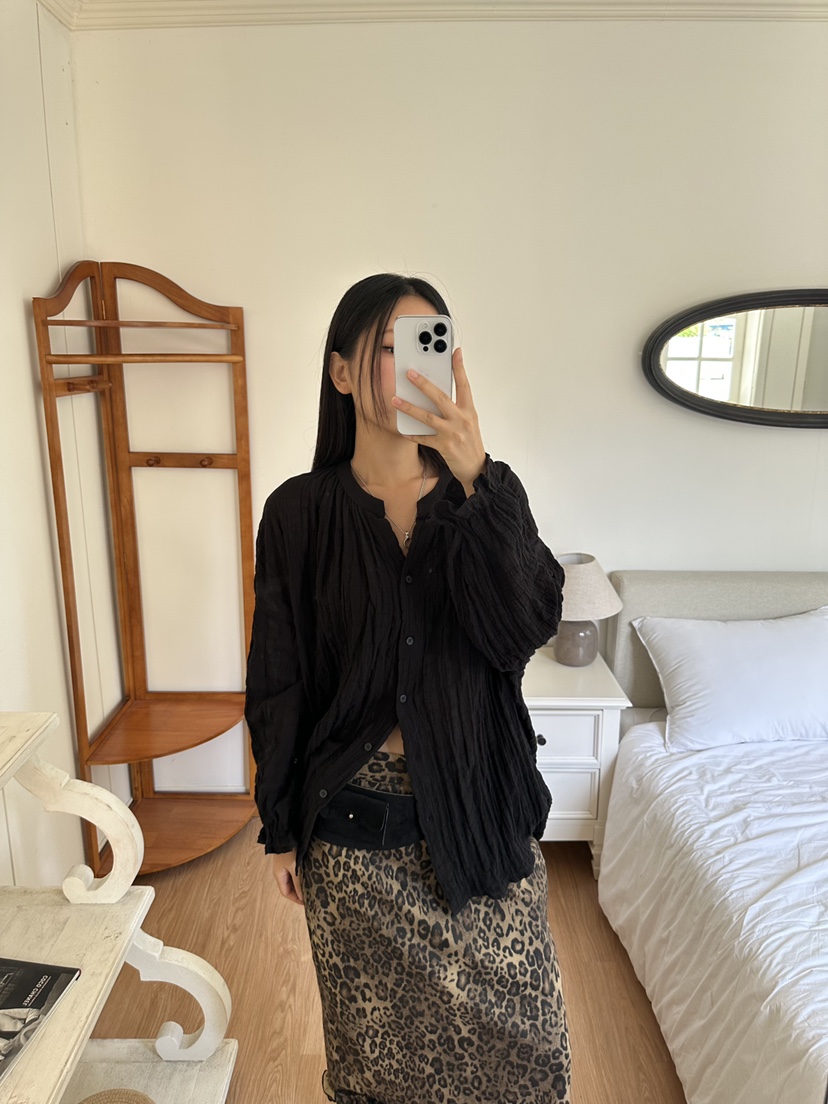 I MFACT東大門㊣實拍女士新款休閑時尚職業25秋夏襯衫蕾絲衫I MFACT襯衫/蕾絲衫