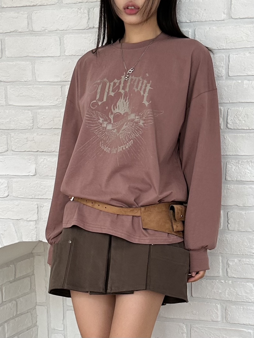 I MFACT韓國代購㊣女士新品職業推薦人氣時尚長袖T恤含腰包I MFACT長袖T恤