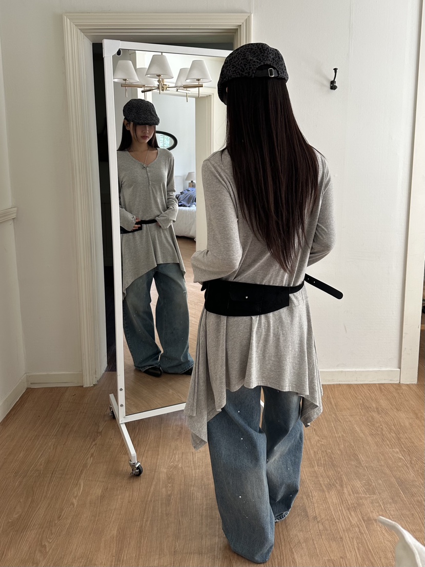 I MFACT韓國直郵㊣女士新款熱賣人氣時尚連衣裙不含腰帶短款I MFACT連衣裙