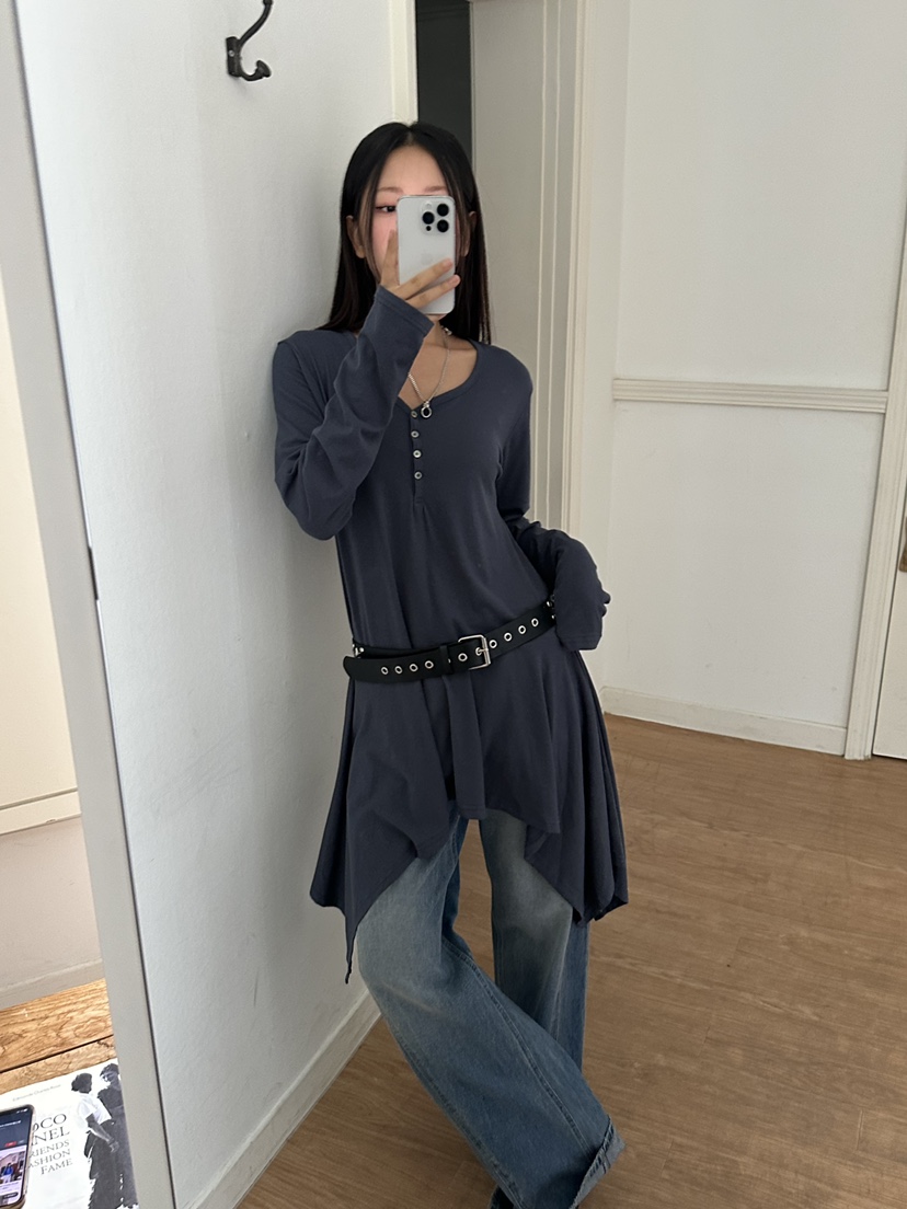 I MFACT韓國直郵㊣女士新款熱賣人氣時尚連衣裙不含腰帶短款I MFACT連衣裙