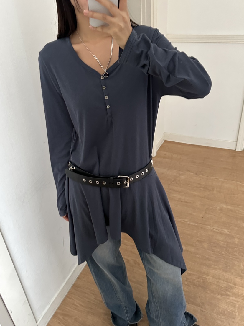 I MFACT韓國直郵㊣女士新款熱賣人氣時尚連衣裙不含腰帶短款I MFACT連衣裙圖色2