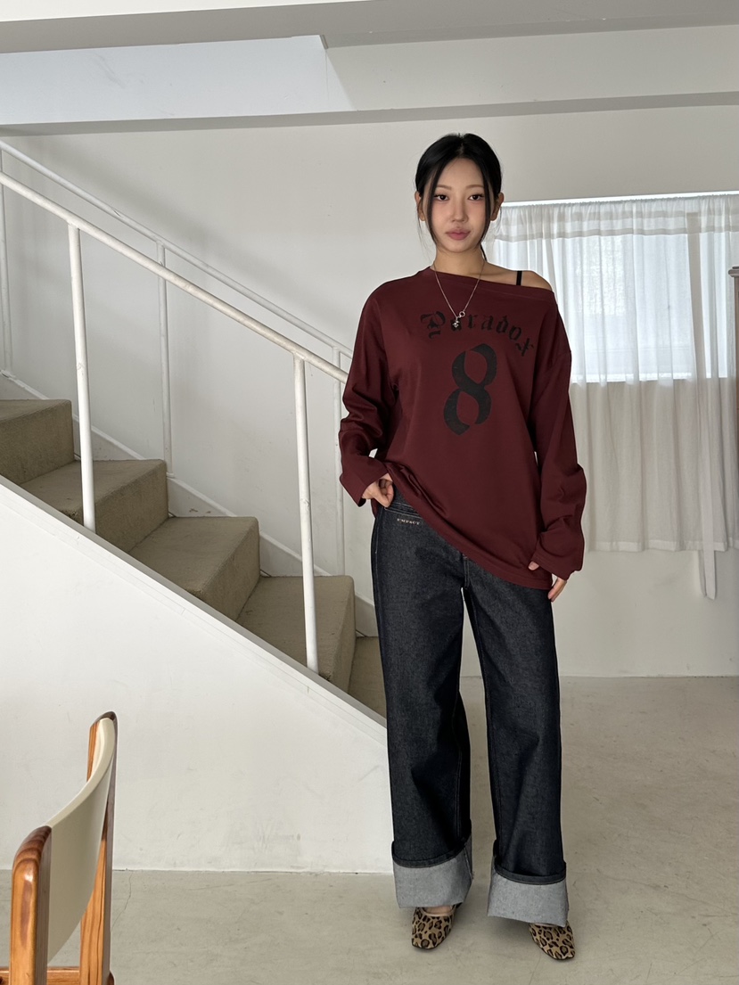 I MFACT東大門㊣直郵女裝新款職業時尚熱賣休閑推薦長袖T恤I MFACT長袖T恤