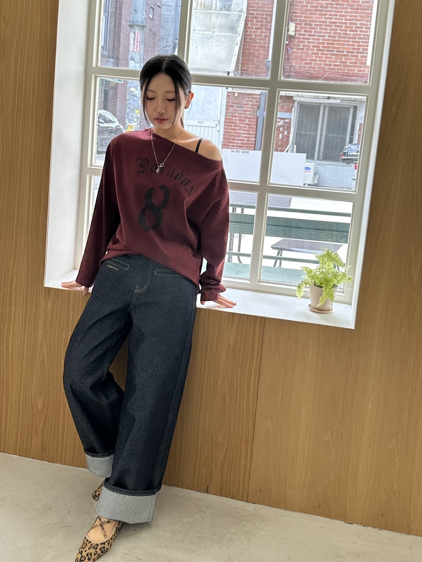 I MFACT東大門㊣直郵女裝新款職業時尚熱賣休閑推薦長袖T恤I MFACT長袖T恤