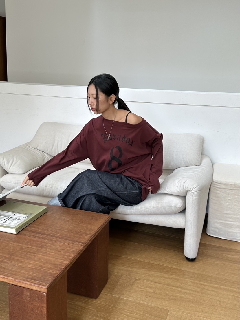 I MFACT東大門㊣直郵女裝新款職業時尚熱賣休閑推薦長袖T恤I MFACT長袖T恤