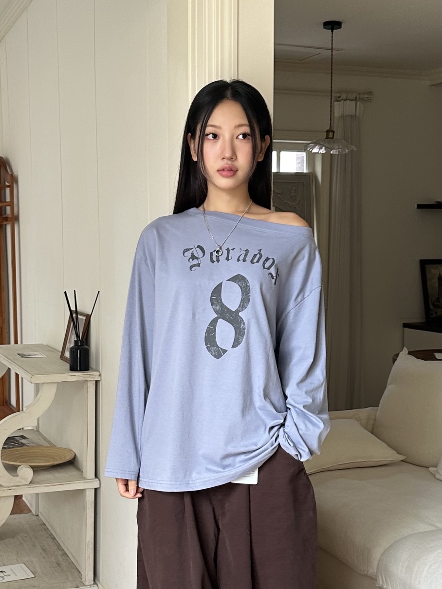 I MFACT東大門㊣直郵女裝新款職業時尚熱賣休閑推薦長袖T恤I MFACT長袖T恤