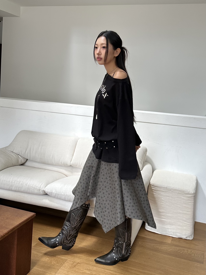I MFACT東大門㊣直郵女裝新款職業時尚熱賣休閑推薦長袖T恤I MFACT長袖T恤