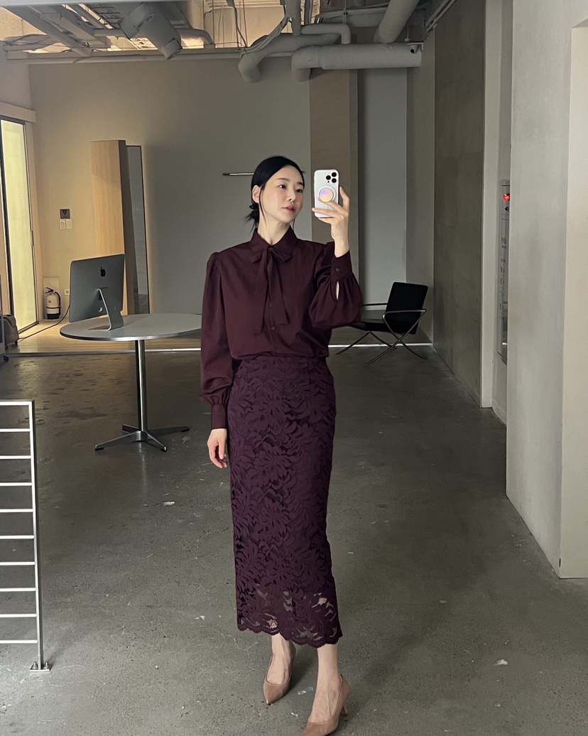 VERNI韓國直郵㊣女士新品25秋夏休閑熱賣時尚推薦職業人氣長裙VERNI長裙