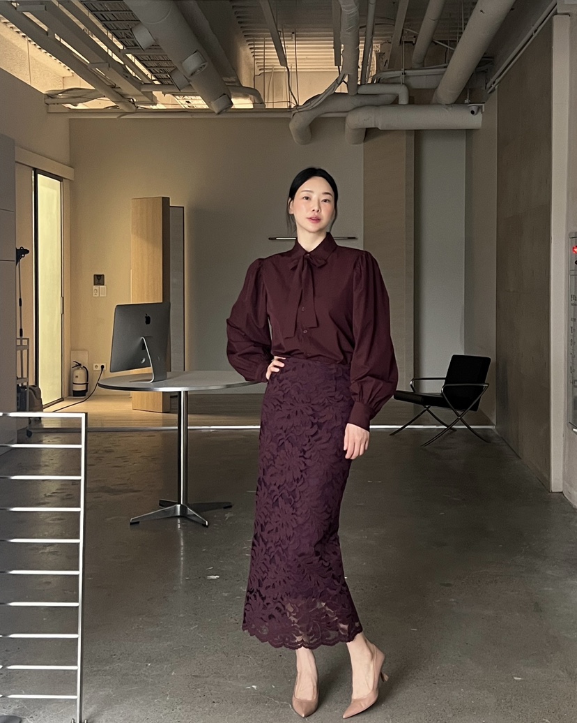 VERNI韓國直郵㊣女士新品25秋夏休閑熱賣時尚推薦職業人氣長裙VERNI長裙