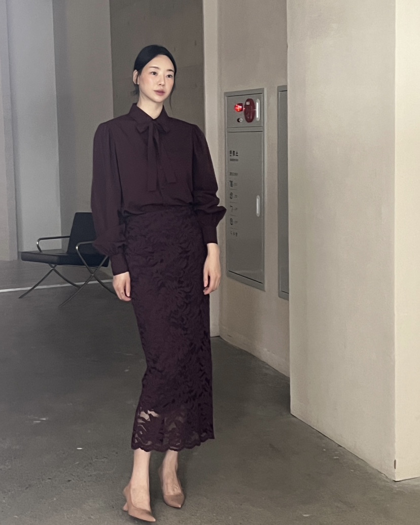 VERNI韓國直郵㊣女士新品25秋夏休閑熱賣時尚推薦職業人氣長裙VERNI長裙