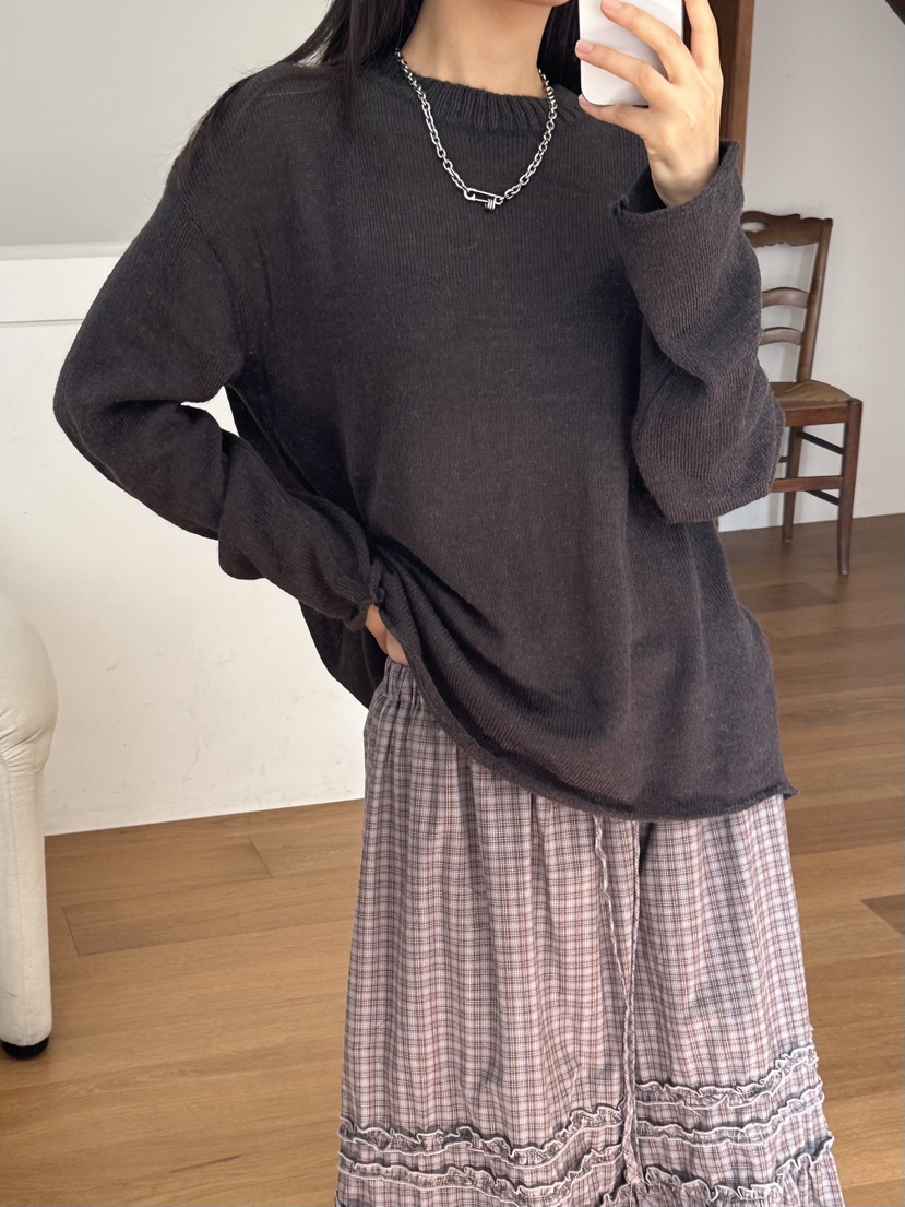 I MFACT東大門㊣實拍女裝新品真品推薦人氣25秋夏熱賣針織衫I MFACT針織衫圖色3