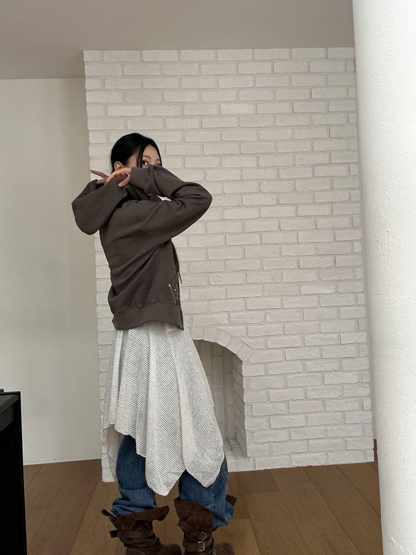 I MFACT東大門㊣直郵女裝新品休閑職業熱賣推薦25秋夏衛衣拉鏈I MFACT衛衣
