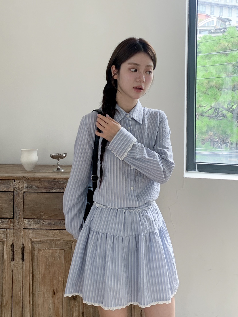 RE:OPENING韓國直郵㊣女裝新款真品休閑熱賣人氣時尚25秋夏裙褲RE:OPENING裙褲
