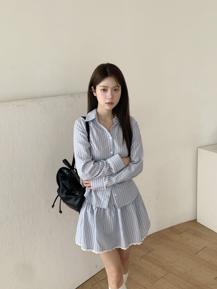 RE:OPENING韓國直郵㊣女裝新款真品休閑熱賣人氣時尚25秋夏裙褲RE:OPENING裙褲