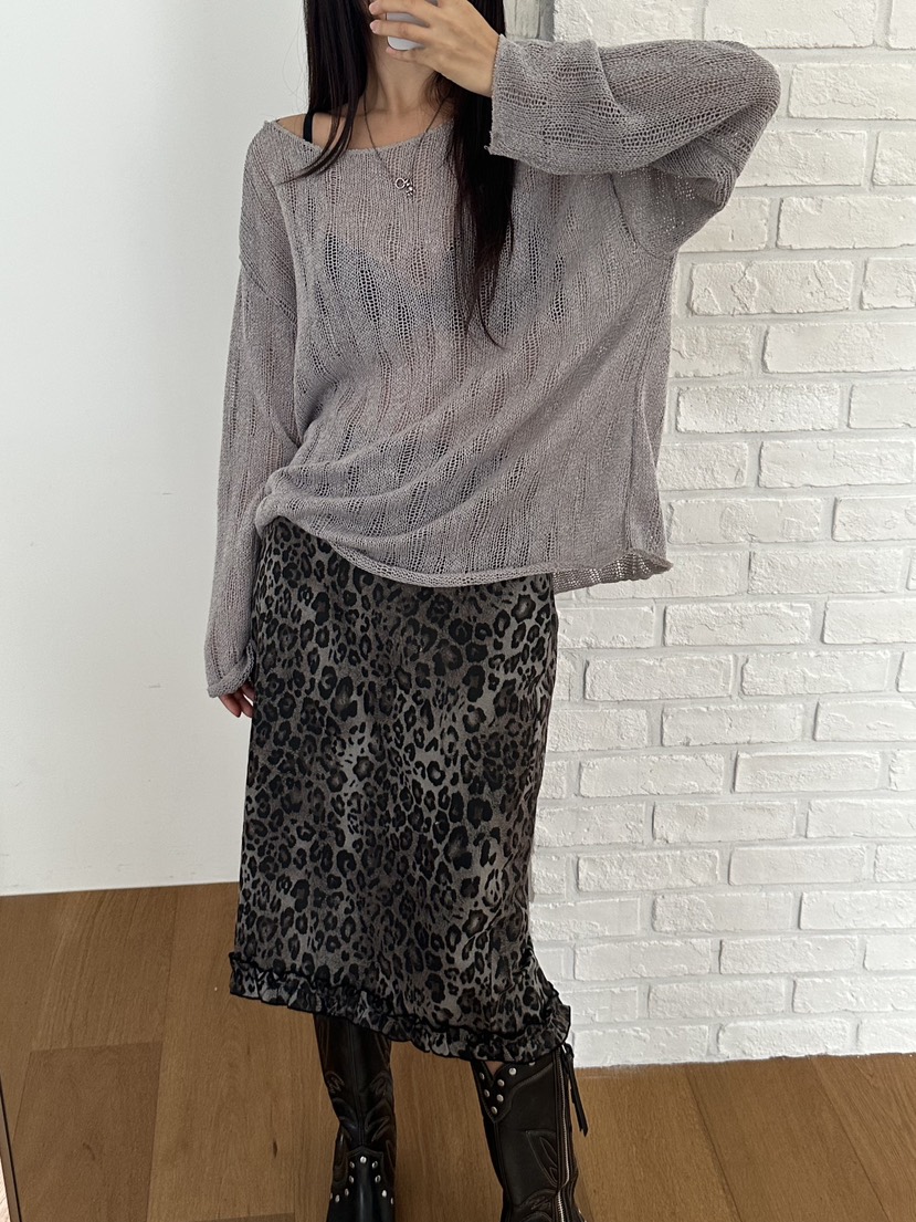 I MFACT東大門㊣直郵女裝新款真品職業25秋夏針織衫含脖帶I MFACT針織衫