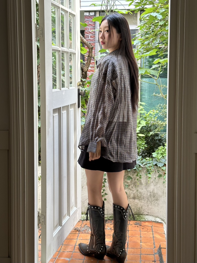 I MFACT東大門㊣代購女裝新款時尚熱賣職業襯衫蕾絲衫透視I MFACT襯衫/蕾絲衫