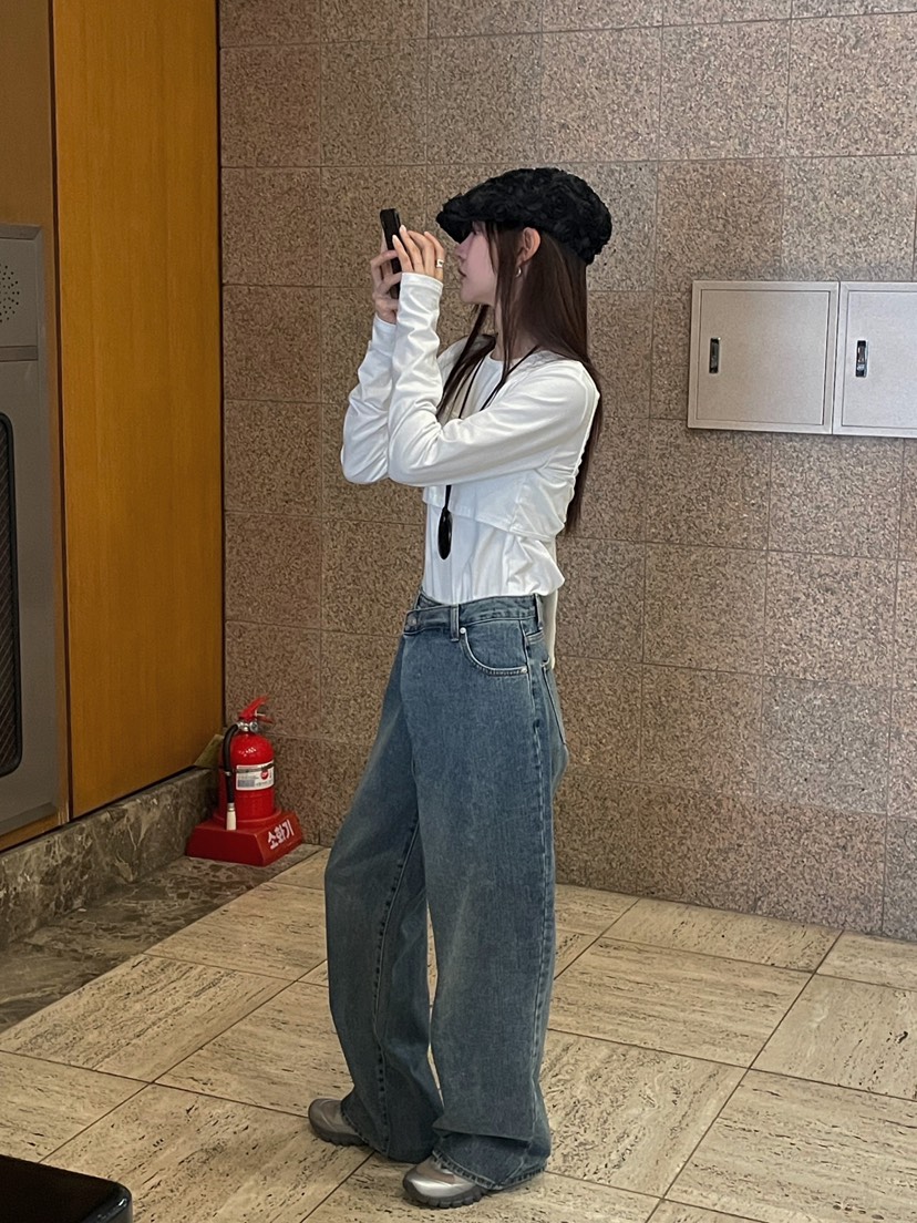 ONDO-P東大門㊣代購女裝新品人氣熱賣休閑推薦時尚真品牛仔褲ONDO-P牛仔褲