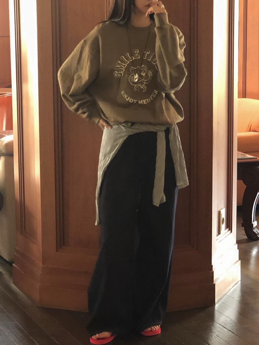 ONDO-P韓國代購㊣女裝新品熱賣休閑真品人氣25秋夏時尚衛衣ONDO-P衛衣
