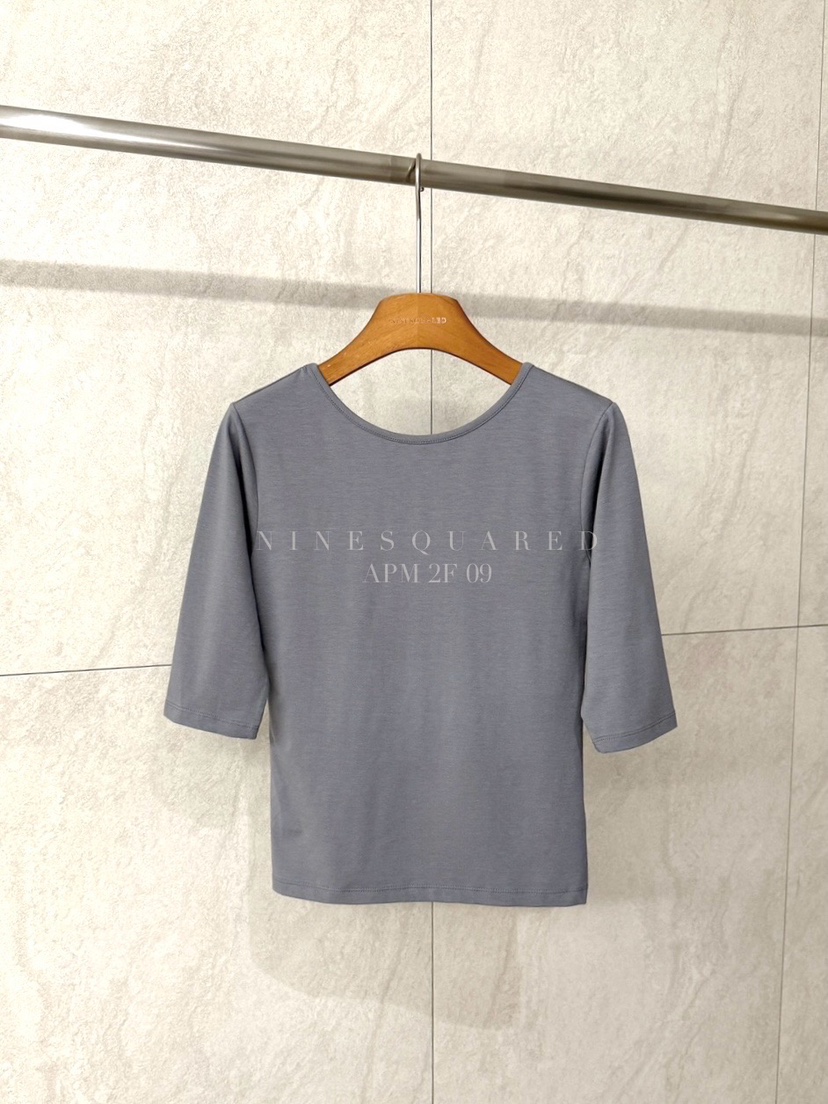 NINESQUARED東大門㊣直郵女士新款25秋夏休閑熱賣推薦時尚T恤NINESQUAREDT恤圖色1