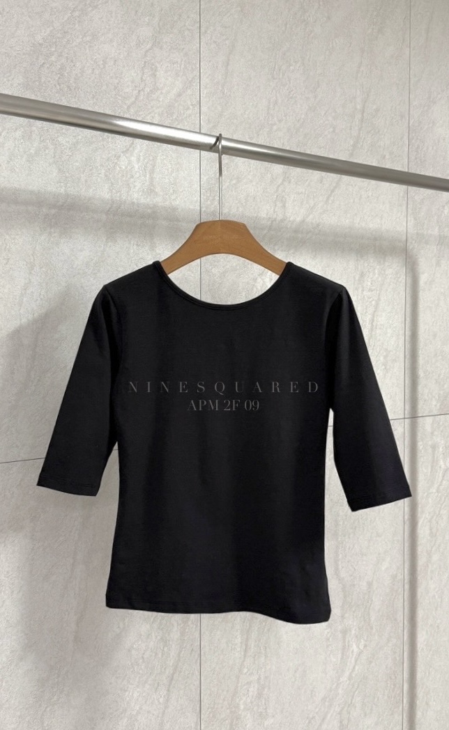 NINESQUARED東大門㊣直郵女士新款25秋夏休閑熱賣推薦時尚T恤NINESQUAREDT恤圖色5