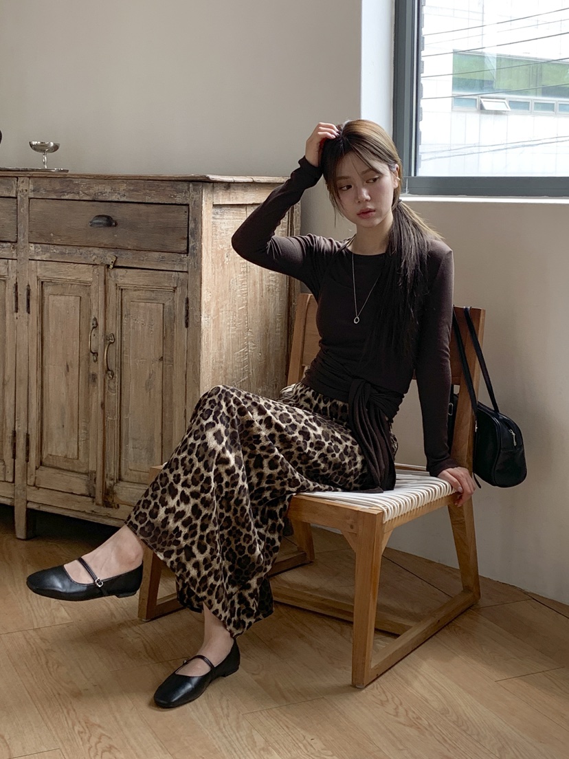 RE:OPENING韓國代購㊣女士新品推薦25秋夏休閑職業時尚長裙RE:OPENING長裙