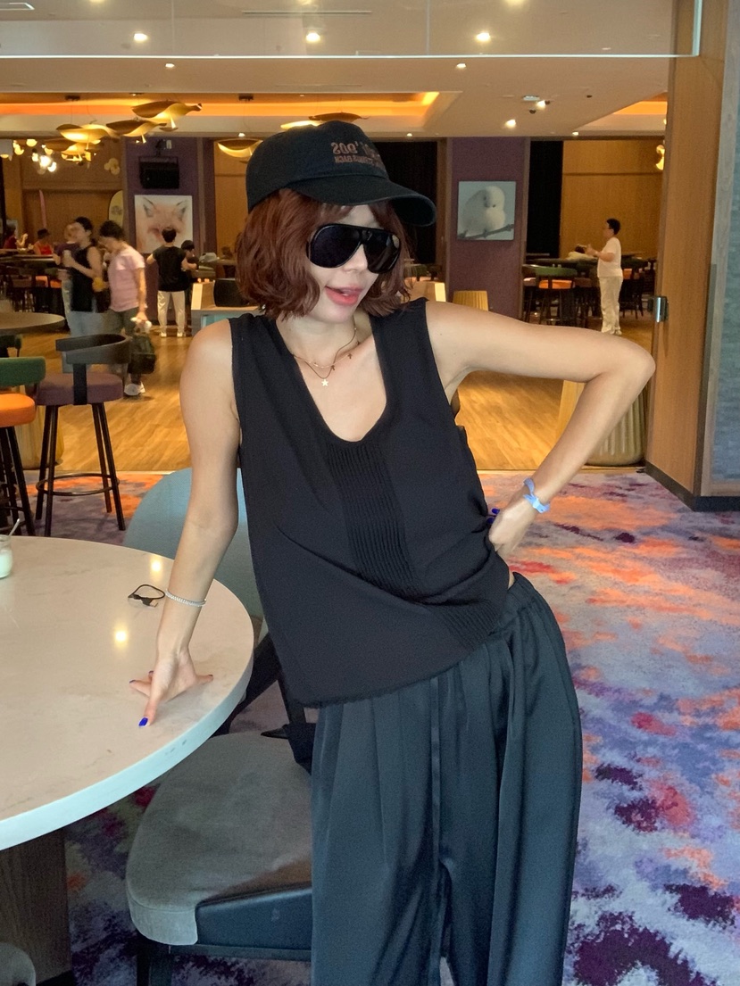 PARIS MATCH韓國直郵㊣女士新品熱賣人氣職業真品吊帶背心PARIS MATCH吊帶/背心
