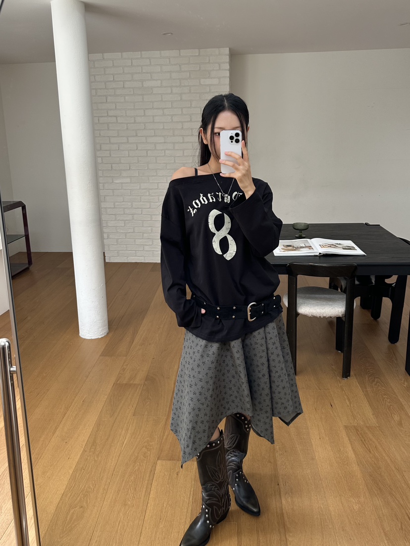 I MFACT東大門㊣直郵女裝新款熱賣25秋夏時尚半身裙中短裙I MFACT半身裙/中短裙