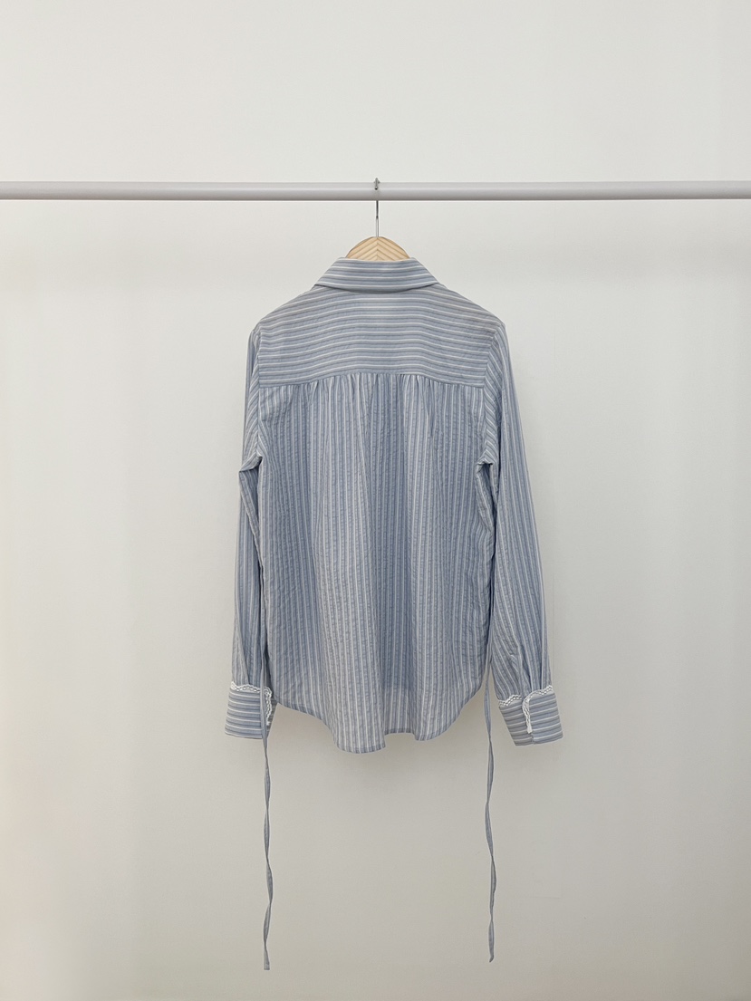 RE:OPENING韓國代購㊣女裝新品熱賣25秋夏時尚職業襯衫蕾絲衫RE:OPENING襯衫/蕾絲衫