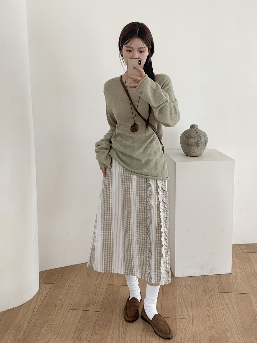 RE:OPENING東大門㊣實拍女士新款職業人氣熱賣半身裙中短裙RE:OPENING半身裙/中短裙