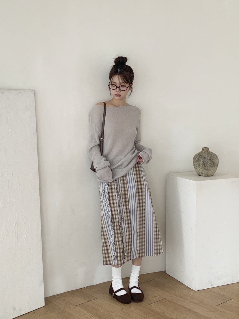 RE:OPENING東大門㊣實拍女士新款職業人氣熱賣半身裙中短裙RE:OPENING半身裙/中短裙